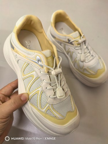 德赛帝伦女士老爹鞋春季单网英伦风休闲厚底胖系带软轻底女鞋涉水