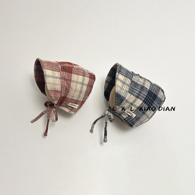 婴儿护耳帽子男宝冬季细绒加厚