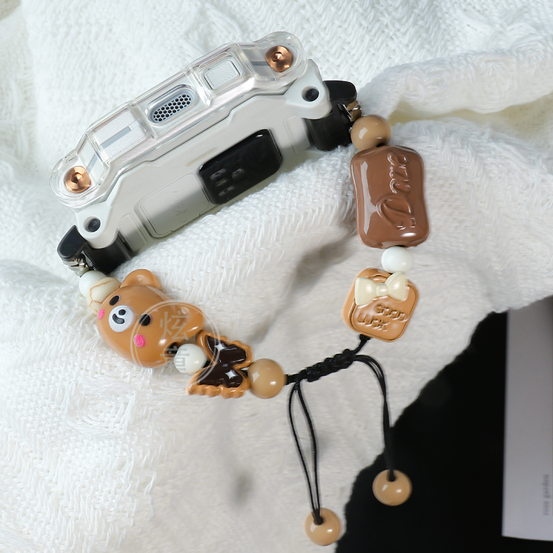 原创可爱串珠手表链z10适用小天才电话手表带Z9Z8a/Z7Z6A替换腕带