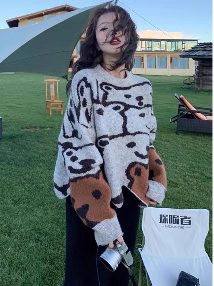 MATERNITY SUIT SPRING AND AUTUMN NEW KNITTED SWEATER FASHION JACKET FLEECE BELLY SUPPORT SKIRT TWO-PIECE SET WINTER AUTUMN AND WINTER