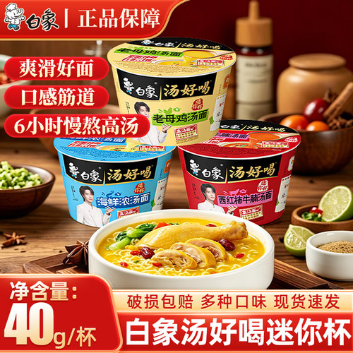 白象汤好喝迷你杯小碗面夜宵