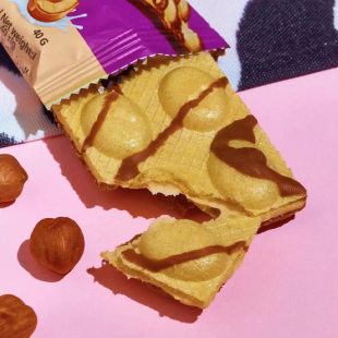 【上新】bombbar蛋白威化饼干华夫饼代餐零食俄罗斯进口速食糕点