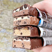 intico乳清蛋白棒代餐饱腹巧克力夹心健身零食phd