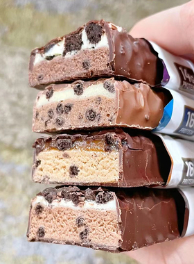 intico乳清蛋白棒代餐饱腹巧克力夹心健身零食phd