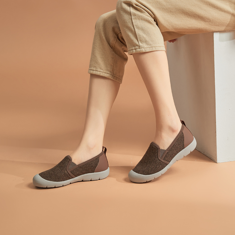 透气老人鞋防滑单鞋舒适软底