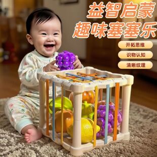 斯纳恩水果塞塞乐水果认知手部精细动作训练幼儿早教益智婴儿玩具
