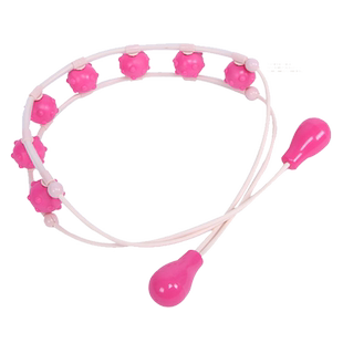 拉背按摩条肩部手拉手动腰部背部滚轮式神器家用滚球拉背条按摩器