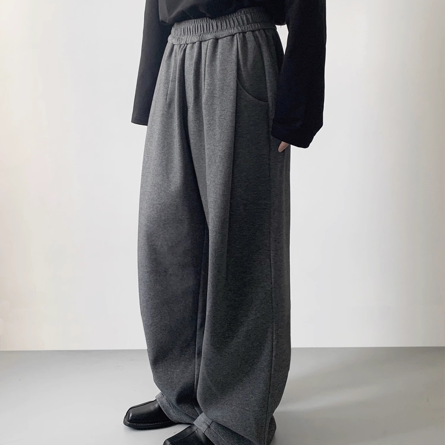 WEERE宽松复古宽松廓形卫裤