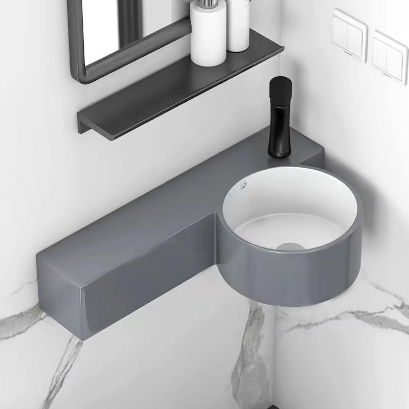 陶瓷左右迷你家用阳台洗手盆