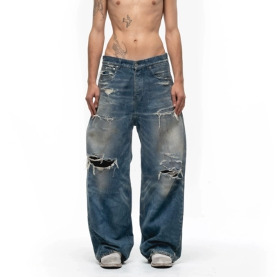 No Faith Studios Ripped Jeans