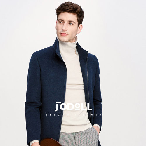 中长款大衣JODOLL绵羊毛冬季