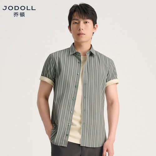 休闲系列JODOLL乔顿男装短袖衬衫