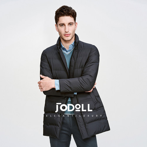 保暖羽绒服JODOLL立领商务