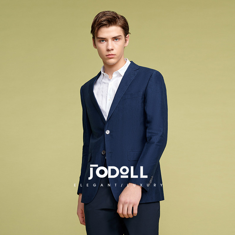 乔顿2025秋冬款抗皱易打理西服男士轻薄舒适韩版修身小西装外套潮
