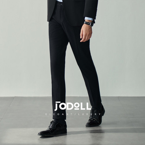JODOLL商务直筒西裤绵羊毛