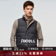 时尚 羽绒马甲韩版 墨绿色保暖鹅绒马夹外套 男士 JODOLL乔顿商场同款