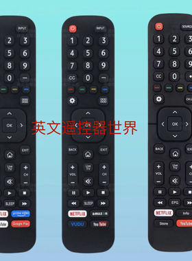 适用于海信电视机遥控器EN2A27 ST HT EN2AL27H EN2BK 2BC27D英文