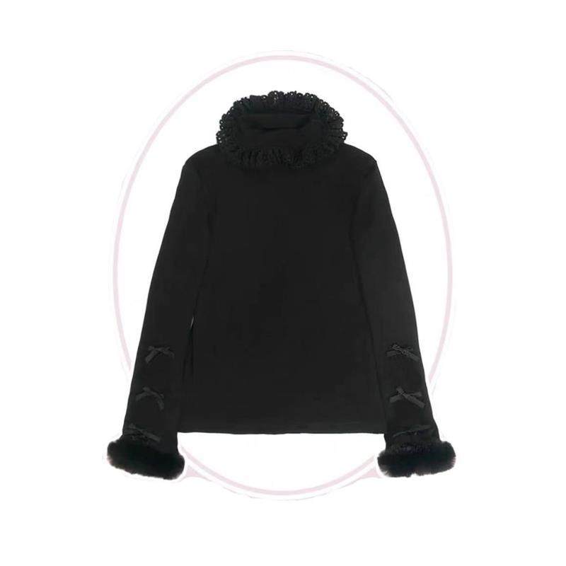 秋冬款lolita内搭长袖德绒加厚保暖上衣柔软亲肤爆款洛丽塔打底衫,模玩/动漫/周边/娃圈三坑/桌游,lolita衬衫/内搭,淘宝优惠券,粉丝福利购,淘宝优惠卷