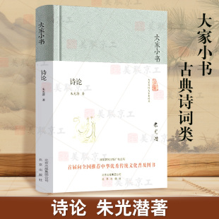 著 朱光潜 诗论讲义诗学理论 文学理论现当代文学史古代文学回忆录文学评论 认准正版 华东师范大学出版 诗论