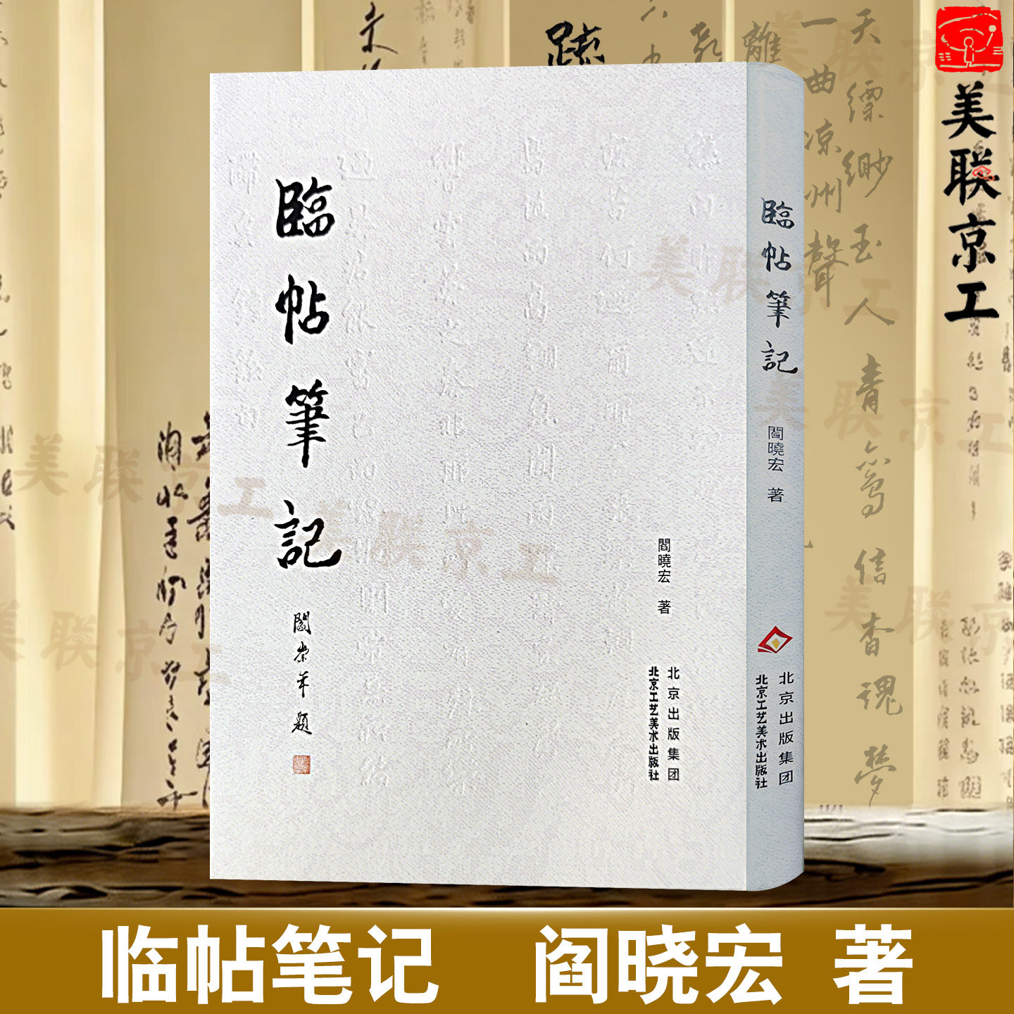 官方正版 临帖笔记 碑帖笔法硬笔毛笔书法练字帖教程书籍 成人学生临摹字卡北京工艺美术出版社