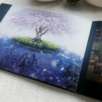 Between Green: mocha Background Illustration Collection. This is a personal art collection by the highly popular background illustrator mocha, featuring charming fantasy world art illustrations, anime art books, and comic tutorial books thumbnail 3