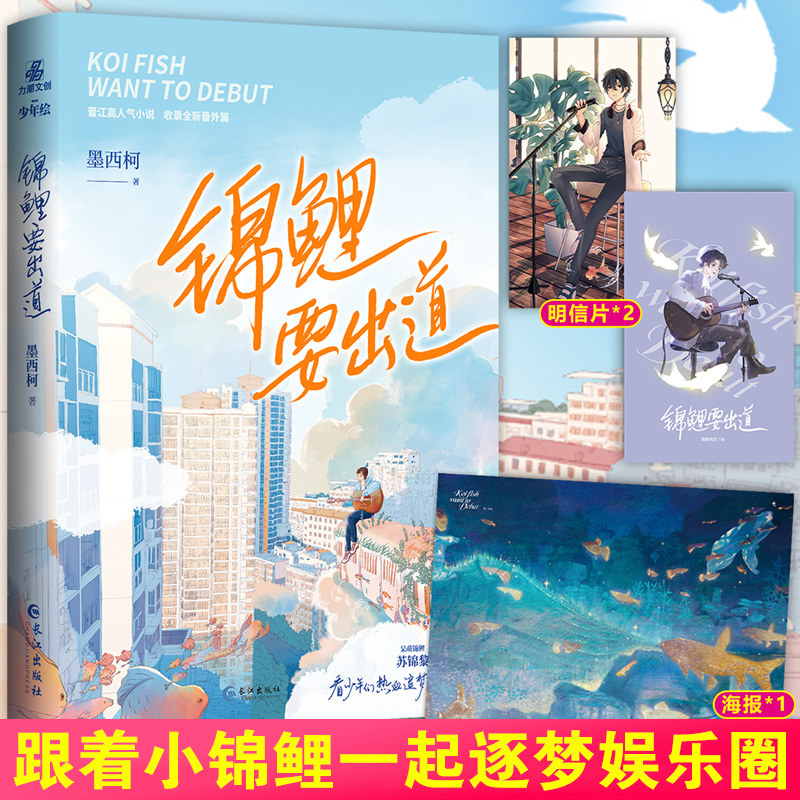 随机掉落亲签 锦鲤要出道小说 青春文学言情现代都市娱乐圈 原名锦鲤