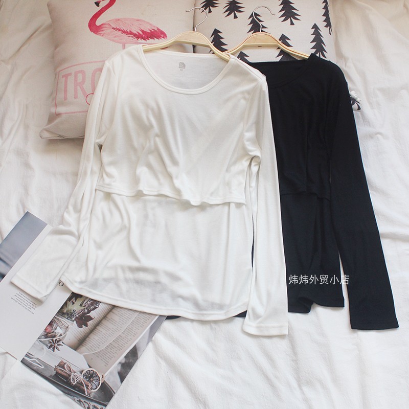 日单西家微瑕处理春秋针织打底衫