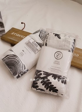 出品原单muslin纯棉双层纱布巾三条装60*60CM可做包巾头巾口水巾