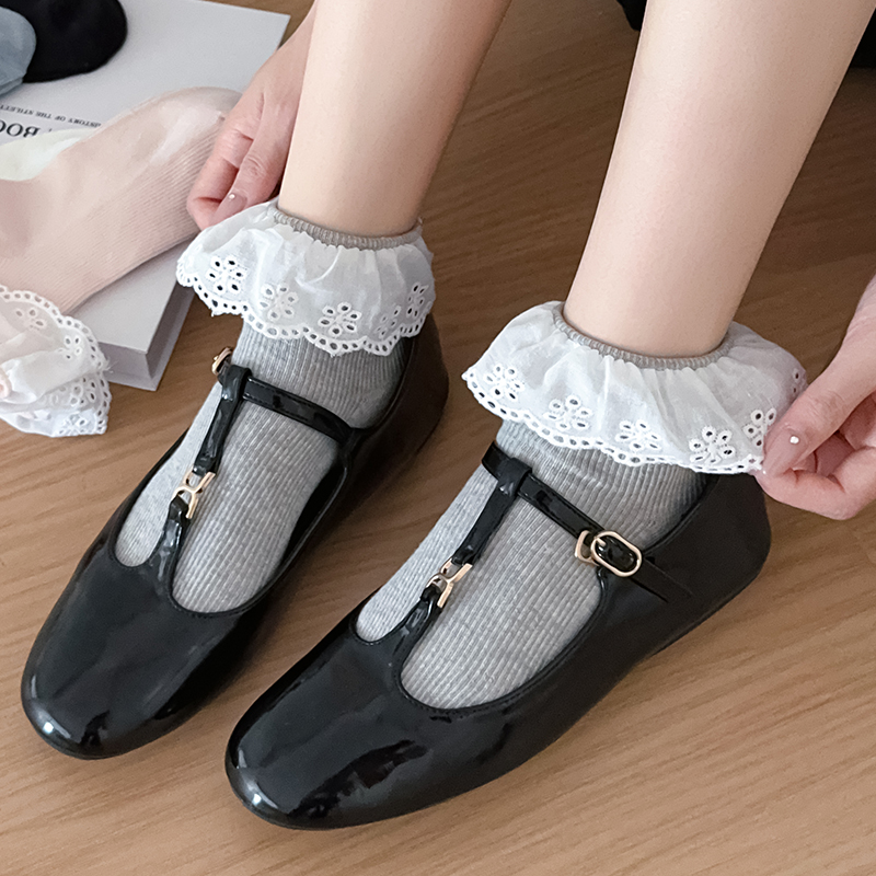 蕾丝花边短袜洛丽塔公主袜子女