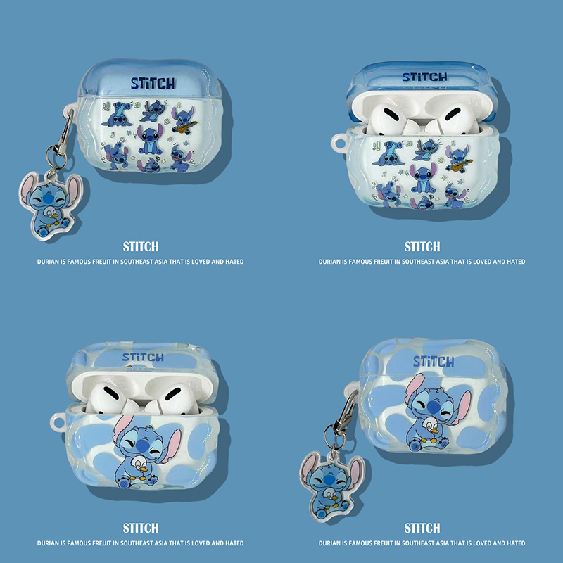 适用于airpodspro2保护套airpods4保护壳3苹果蓝牙耳机套盒airports4透明airpod硅胶ipod软壳pro2二代史迪奇