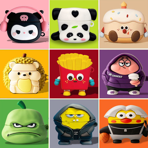 适用于OPPO Enco Air2耳机套Air2i壳air2pro保护套buds2卡通oppoencoair3蓝牙耳机壳Air3i女air4pro硅胶R2壳3