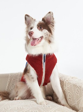 Sniff宠物狗狗猫咪秋冬装双层绒御寒马甲泰迪比熊中小型犬衣服