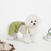 衣服 中小型犬薄款 Sniff宠物狗狗猫咪春夏秋装 水洗棉复古背带裤