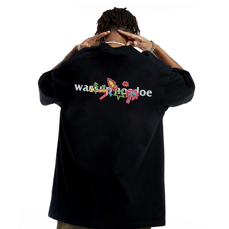wassup潮牌重磅纯棉短袖T恤