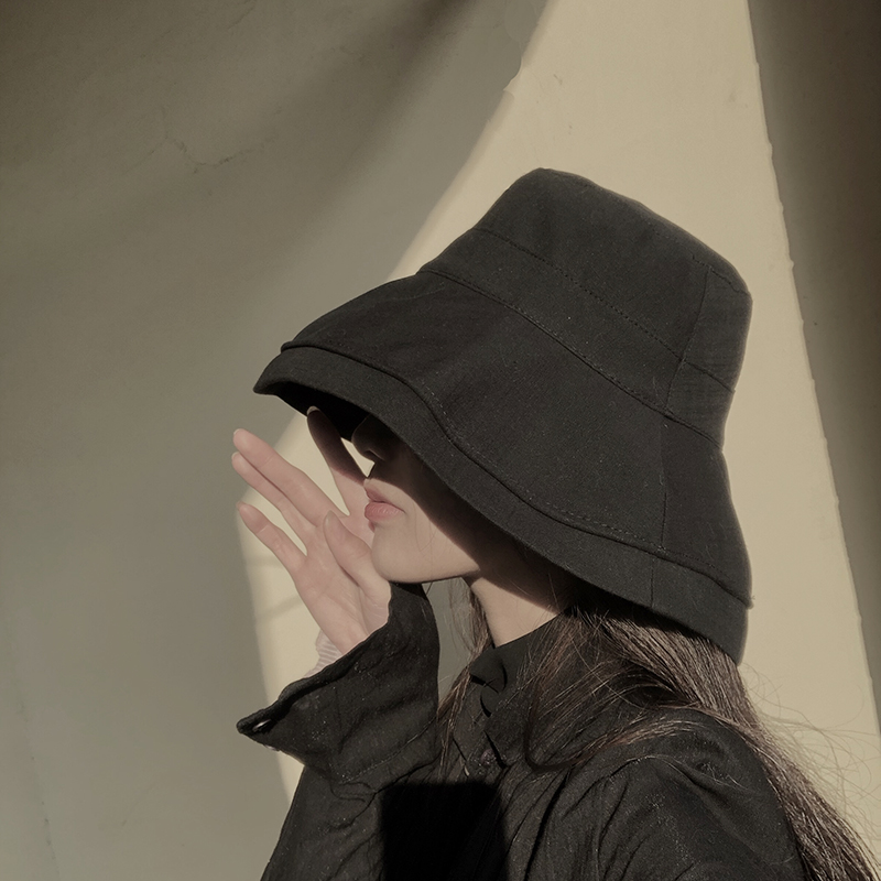 限3000张券帽子女韩版潮网红渔夫帽遮阳帽女夏防晒ins百搭日系宽大帽檐宽檐