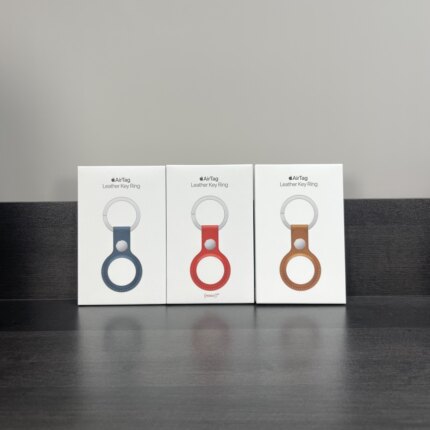 适用于Apple/苹果AirTag防丢摔钥匙皮革保护套