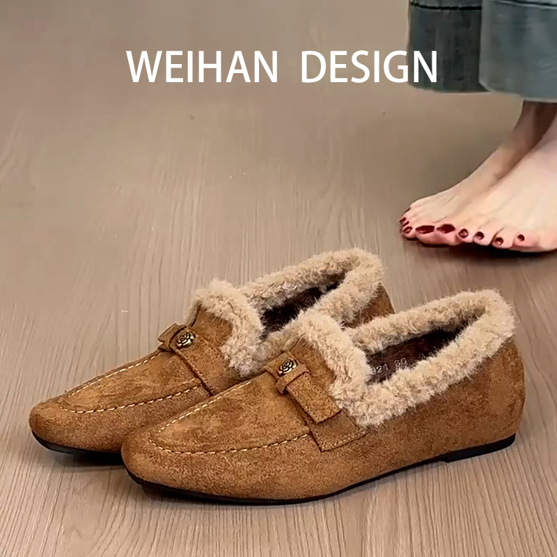 羊皮版！加绒内增高复古