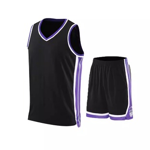 国王队服套装湖人公牛队球衣火箭热火勇士队猛龙篮球服男定制印号