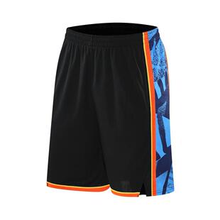 雷霆队篮球大短裤五分裤湖人短裤公牛队勇士火箭热火猛龙国王短裤