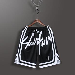 RHUDE篮球短裤男运动宽松夏季跑步训练速干美式裤子四分裤健身男