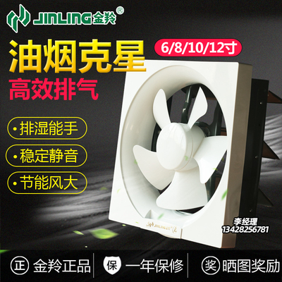 金羚一级能效排气扇10寸家用抽风