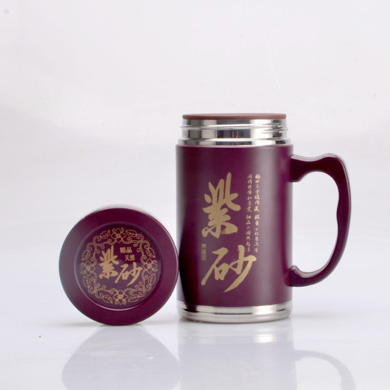 丰臣家办公杯天然宜兴紫砂内胆大保冷/保温杯