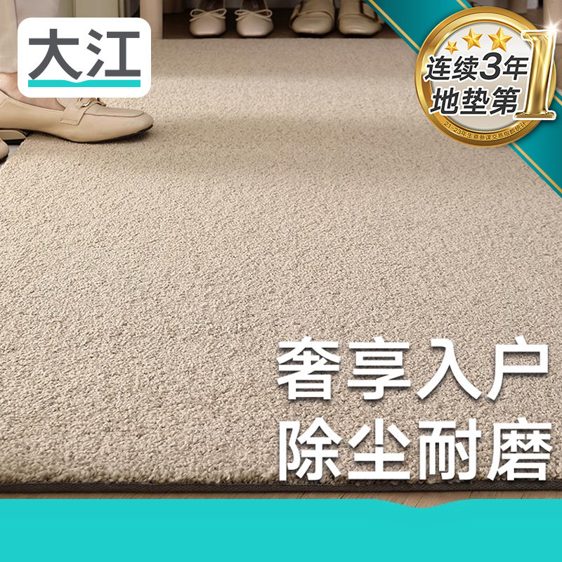 大江地垫入户门垫高级感玄关进门防滑地毯家用入门口脚垫门厅2025,居家布艺,入户地垫,淘宝优惠券,粉丝福利购,淘宝优惠卷