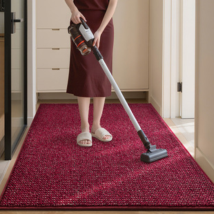 大江新款入户门垫家用进门地垫门口防滑垫子新年喜庆地毯红色脚垫