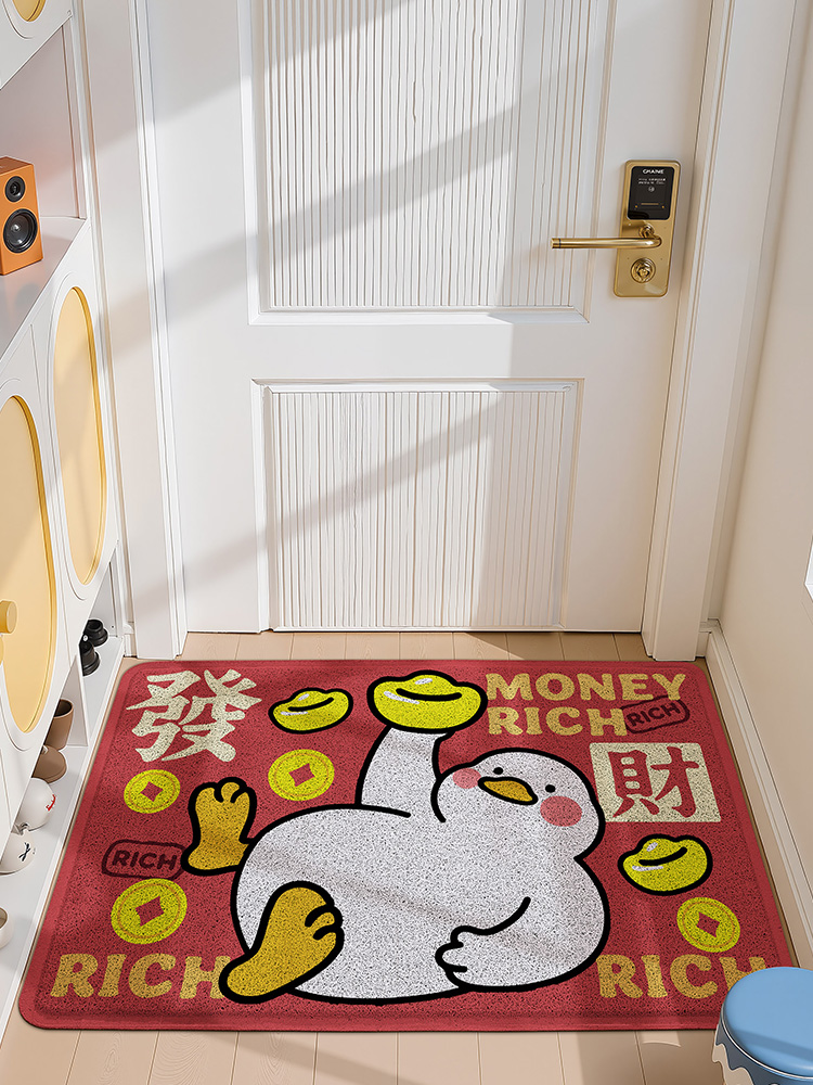 大江入口地板垫红色高端入口免洗脚垫家用耐磨除尘地毯线圈入口垫