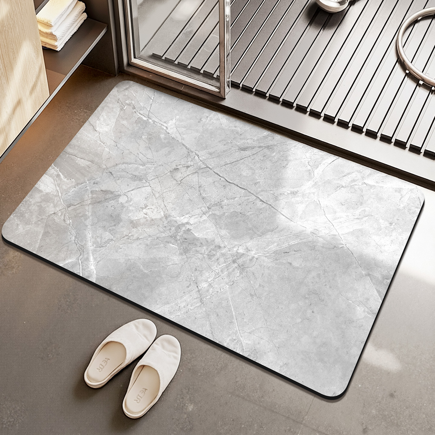 大江软硅藻泥浴室吸水速干地垫