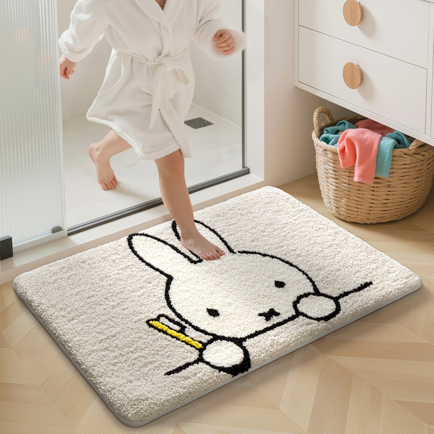 大江米菲联名浴室吸水地垫