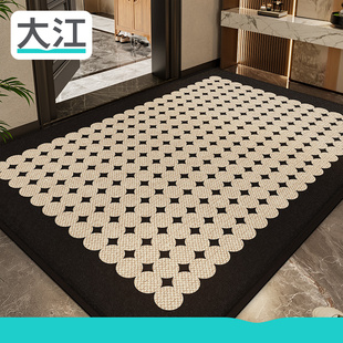 大江入户门地垫高级玄关丝圈防滑进门垫户外除尘脚垫耐磨门口地毯