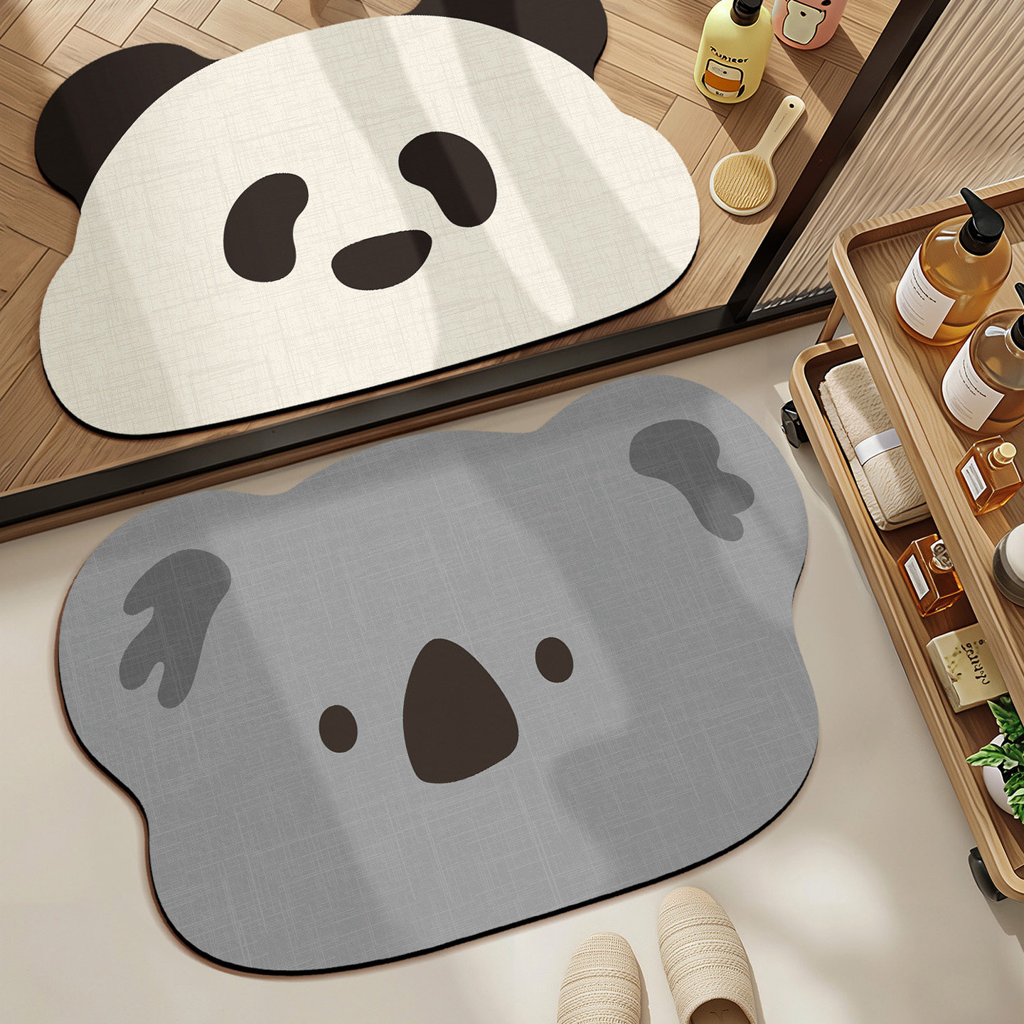 大江浴室专用吸水地垫可爱卡通软硅藻泥防滑垫厕所门口卫生间脚垫,家庭/个人清洁工具,地垫,淘宝优惠券,粉丝福利购,淘宝优惠卷