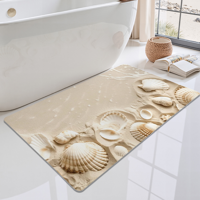 大江软硅藻泥浴室吸水地垫